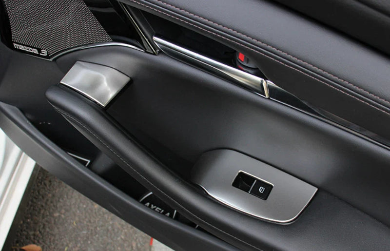 Mazda CX-30 Stainless Steel Window Lift Panel Cover Trim (2020-2023)