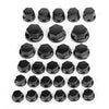 Moped Mokick Scooter Motorcycle 30 x Black Caps Screw Covers