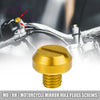 Universal M8 Motorcycle Mirror Hole Plug Screw Cap