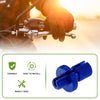 Bike 4 x M10 Aluminum Motorcycle Clutch Brake Cable Adjuster Screw Blue