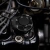 Toyota Reiz Gas Engine Oil Filler Cap Cover Black Aluminum Alloy