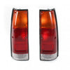 Pair Tail Light Rear Lamp Black Fit Isuzu KBZ Holden Rodeo UTE Pickup 1981-88 DE