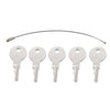 EZGO Golf Carts 5 x Ignition Keys w/Key Ring (1982 - Present)