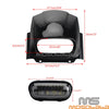 Harley Fat Bob FXFB FXFBS Black Fairing w/9.8'' LED Headlight DRL (2018-2022)