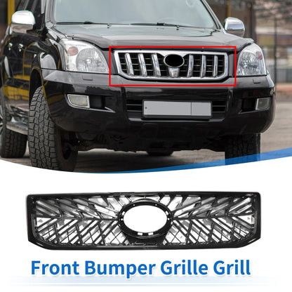 Front Upper Bonnet Bumper Grille for Toyota Land Cruiser Prado (2002-2009)