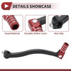 Kayo T6 Shifter Lever Folding Black Red Motorcycle