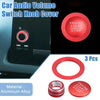 Honda Civic 3 x Media Volume Switch Knob Engine Start Button Covers (2022)