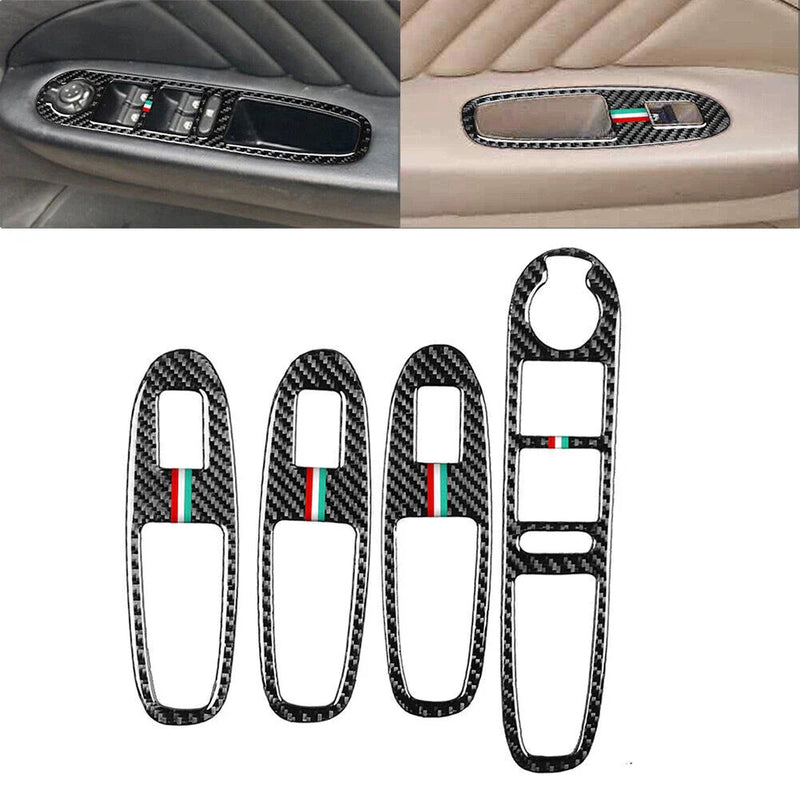 Alfa Romeo 159 4 x Window Lift Switch Button Panel Cover Trim (2004-2012)