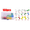 Door Lock Rod Clips / 160 pcs / Plastic