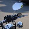 Motorcycle Pair 7/8" 22mm Black Handlebar End Grips Bar Ends