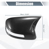 Honda Civic 9th Gen Rearview Mirror Cover Overlay Carbon Fiber (2012-2015)