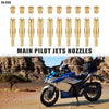 Motorcycle Main Pilot Jets Nozzles 20pcs
