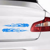 Cars & Motorcycles 2 x Flame Totem Reflective Stickers