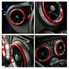 Chevrolet Camaro 4pcs Car Aluminum AC Air Outlet Vent Cover Ring Trim fit
