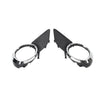 Toyota Sienna Front Fog Light Bezel Cover  Black/Chrome (2011-2017)