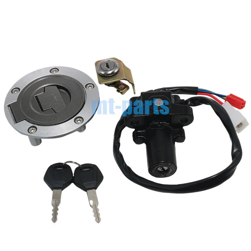 Yamaha YZF R6 Ignition Key Switch, Fuel Tank Cap, Seat Lock Set (2006-2016)
