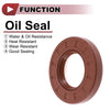 2 x Oil Seal 35x65x10mm Brown Rotary Shaft Seal FKM Rubber Seal Ring