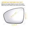 Nissan Altima Left Side Mirror Glass w/ Backing Plate (2019-2021)