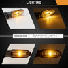 LED Turn Signal Indicator Light 250L/250 ABS Cover Amber Clear