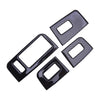 Acura TL 4 x Carbon Fiber Window Switch Panel Cover Trim (2004-2008)