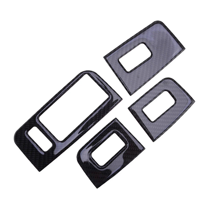 Acura TL 4 x Carbon Fiber Window Switch Panel Cover Trim (2004-2008)