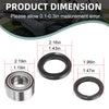 Kawasaki Bayou 400 KLF400 1993-99 Front Rear Wheel Bearing Circlip Seal