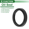 Make Model Oil Seal 35x43x5mm Rotary Shaft Seal NBR Rubber 5 Pcs