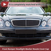 Mercedes-Benz E320 (1994-2006) Black Front Left Washer Nozzle Cover