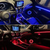 Car Ambient Light 500mm RGB LED Fiber Optic Interior Lamp Strips