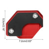 Honda with Wrench Black Red Set Aluminum Alloy Motorcycle Kickstand Pad