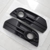 Audi Q5 Matte Black Front Bumper Fog Light Covers (2009-2012)
