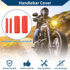 Motorcycle 1 1/8” / 29mm Hand Grips Covers Kit Rubber Red