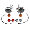 Harley Road King FLHX 4.5" LED Fog Light Bracket & Turn Signals (1994-2024)