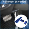 Toyota Corolla Cross Blue 3 Pcs Automatic Foot Accelerator Pedal Covers