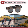 Motorcycle 1 Pc Motorcycle Riding Goggles Black Lens Brass Frame Glass ABS