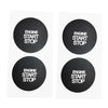 Hyundai ix35 2 x Ignition Stop Switch Button Repair Sticker Vinyl