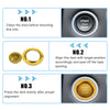 Land Rover Discovery, Range Rover Gold Tone Start Stop Button Cover Kit