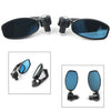 Handlebar Black Aluminum 7/8" Motorcycle Rear View Side Mirrors