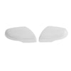 Ford Edge with Turn Signal 2 x White Clip-on Overlay Mirror Covers (2015-2021)