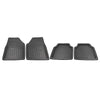 Car Truck 4 Pcs Universal Front Rear Heel Pad Carpet Floor Mats