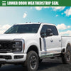 Ford F-250 (1997-2007) Black Rubber Car Window Weatherstrip