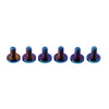Motorcycle 6pcs M5x15mm Universal Titanium Torx Screws