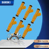 Jeep Cherokee XJ, Grand Cherokee ZG / ZJ, Wrangler TJ / YJ 6CS Fuel Injectors (1984-2006)
