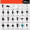 Auto 800x Car Retainer Clips Fasteners Push Trim Rivet Bumper Kit