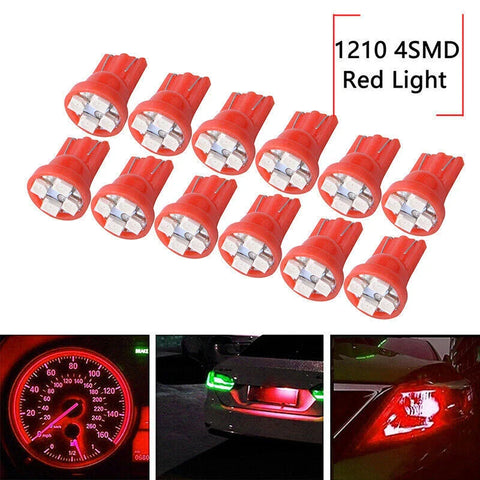Various Makes & Models T10 Wedge 4 SMD LED Brake Light Bulbs