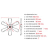 Isuzu D-Max2.5L 3.0L 2003-2005 10 Blade Cooling Radiator Fan