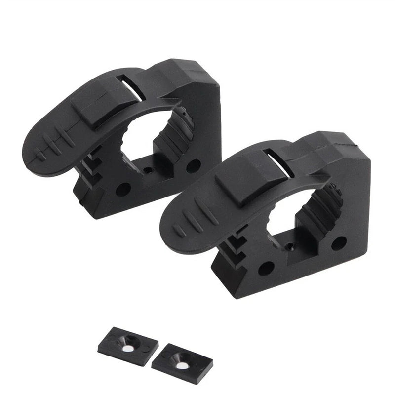 Car ATV RV 1.18"-1.42" Diameter Rubber Quick Fastener Mounting Clamp