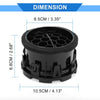 Ford F150 F250 F350 (2011-2016) Durable ABS Black 2 x Center Dash A/C Outlets