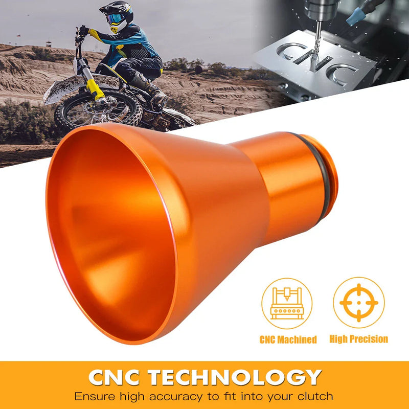 KTM 65 85 125 250 350 450 SX SXF XCF EXC-F CNC Aluminum Oil Funnel (2001-2022)