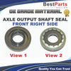Axle Output Shaft Seal Front Right